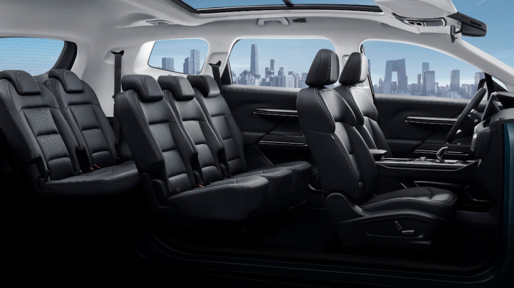 Bố cục 7 ghế ngồi trong Geely Haoyue Bố cục 7 ghế ngồi trong Geely Haoyue