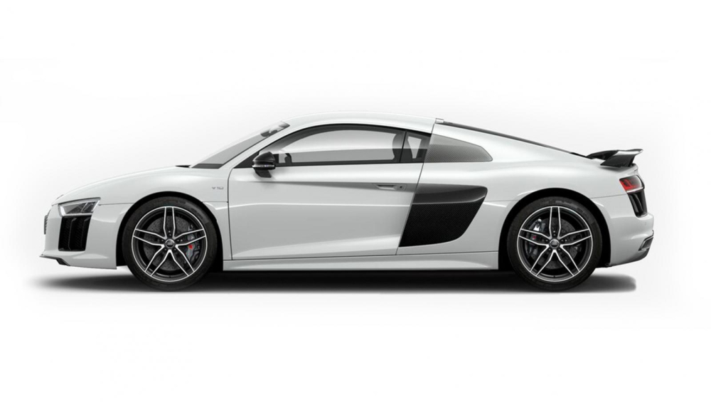 Audi R8 xám trắng