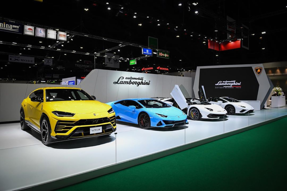 Chiêm ngưỡng dàn siêu xe gần 100 tỷ đồng ở gian hàng Lamborghini tại triển  lãm Bangkok Motor Show 2020