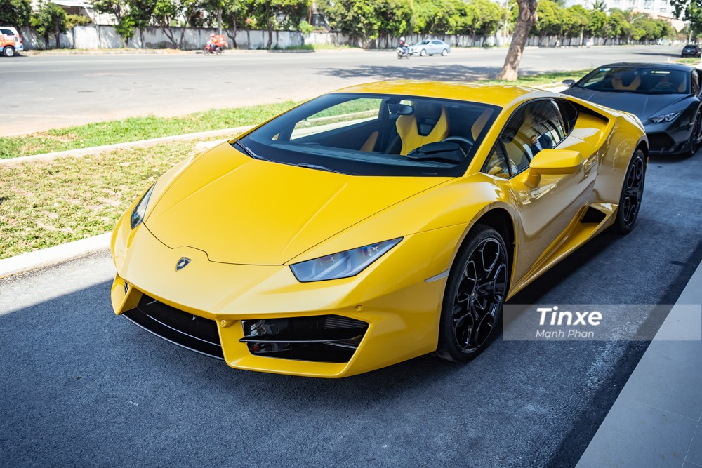 Lamborghini Huracan màu vàng ở Việt Nam