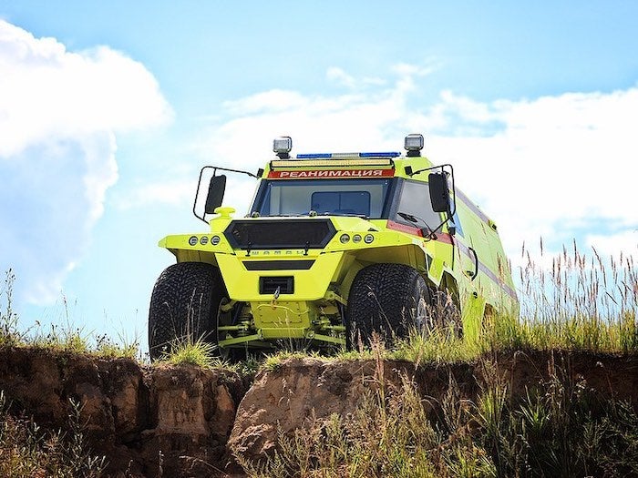 Shaman Ambulance hoàn toàn phù hợp để ứng cứu những nơi xa xôi, hẻo lánh Shaman Ambulance hoàn toàn phù hợp để ứng cứu những nơi xa xôi, hẻo lánh