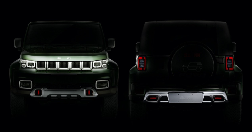 Thiết kế đầu xe và đuôi xe của BAIC BJ40 Tribute 2020 Thiết kế đầu xe và đuôi xe của BAIC BJ40 Tribute 2020