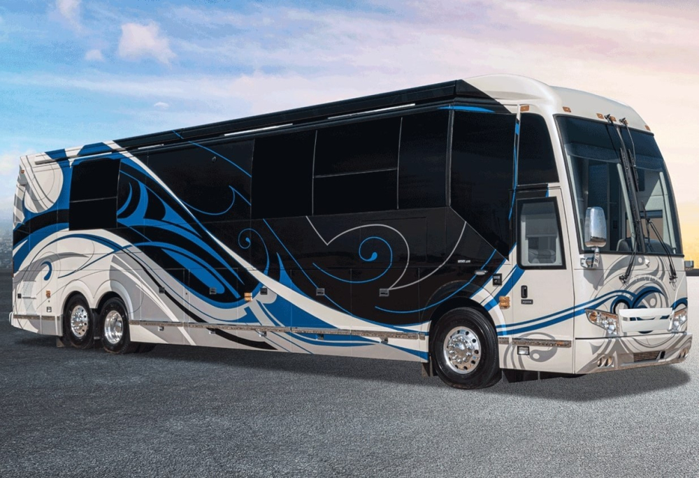 H3-45 Emperor Sauna Suite là một motorhome dạng xe buýt cực sang trọng của Foretravel H3-45 Emperor Sauna Suite là một motorhome dạng xe buýt cực sang trọng của Foretravel