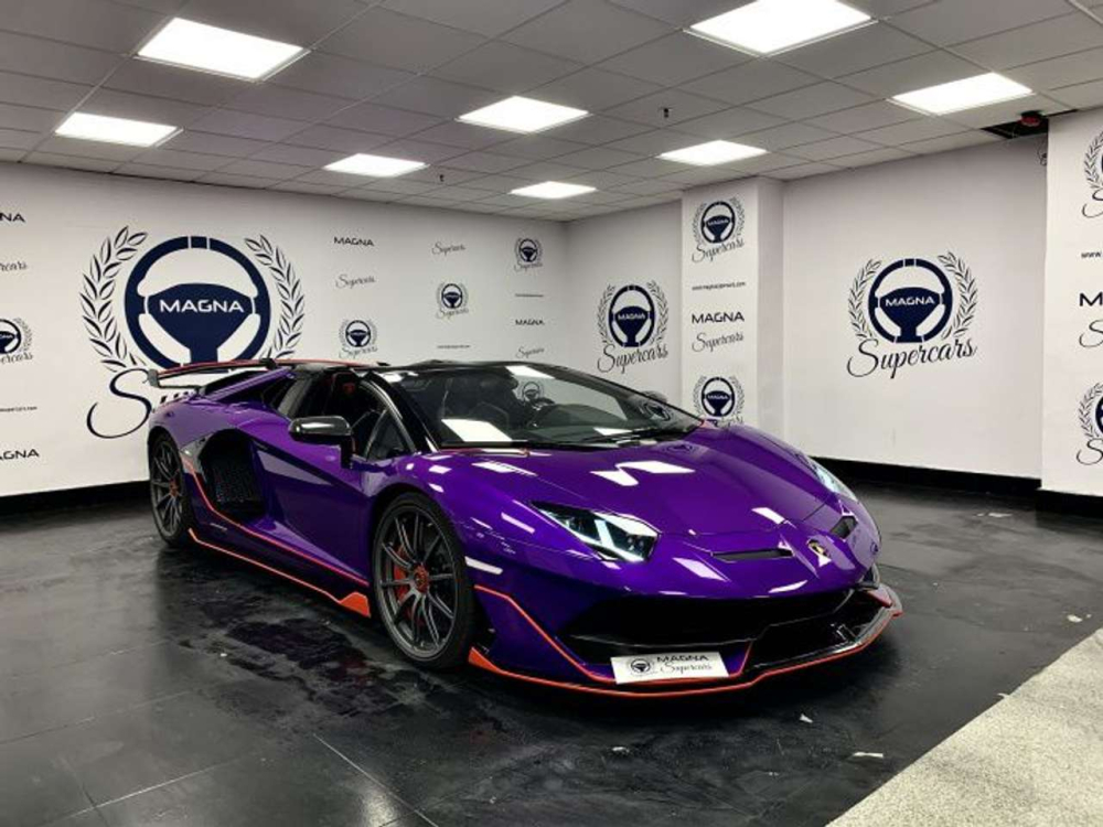 Lamborghini Aventador LP770-4 SVJ Roadster tím