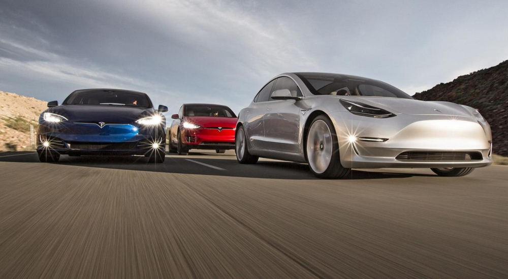 Bộ ba Tesla Model 3, Model S và Model X Bộ ba Tesla Model 3, Model S và Model X