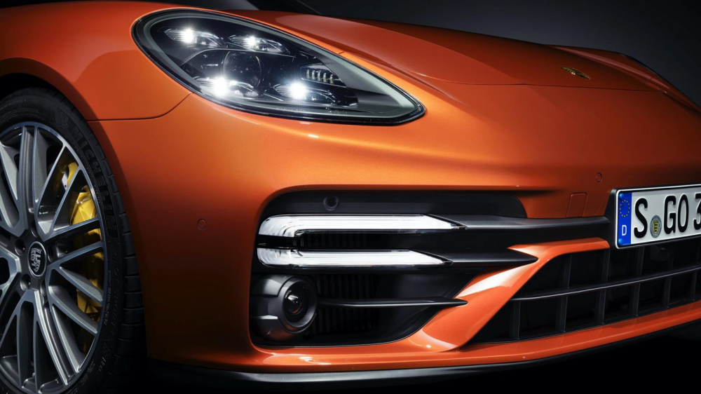 Thiết kế đầu xe của Porsche Panamera 2021 Thiết kế đầu xe của Porsche Panamera 2021