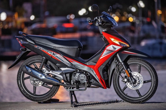 Xi-nhan trước trên Honda Supra X 2020 Xi-nhan trước trên Honda Supra X 2020
