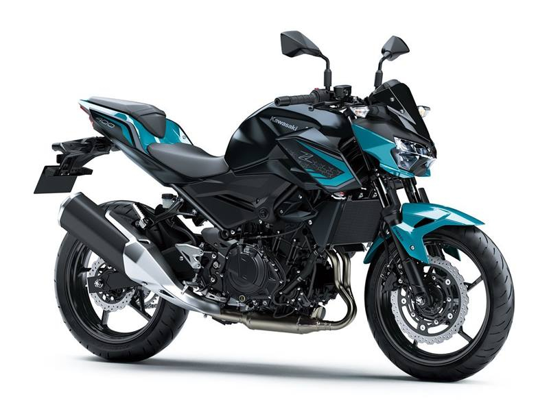 Kawasaki Z400 2021 với màu xanh đặc biệt Kawasaki Z400 2021 với màu xanh đặc biệt