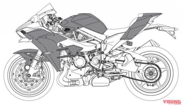 Kawasaki Ninja H2 2022 ra mt vi b cánh full carbon 