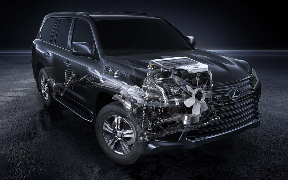 Xe mang trên mình khối động cơ V8 5.7L mạnh mẽ Xe mang trên mình khối động cơ V8 5.7L mạnh mẽ