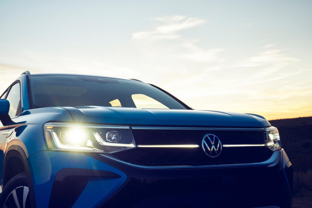 Thiết kế đầu xe của Volkswagen Taos 2022