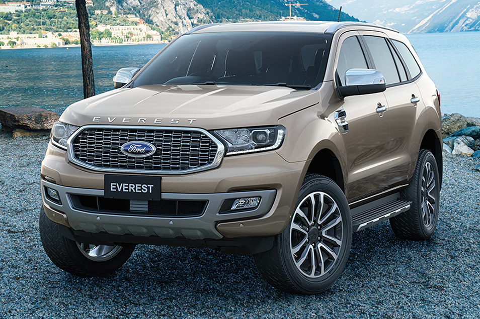 Ford Everest 2021 có lưới tản nhiệt mới Ford Everest 2021 có lưới tản nhiệt mới