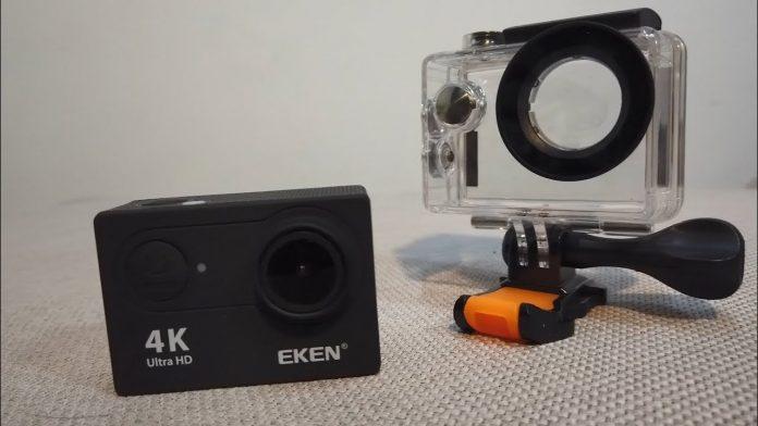 Camera Eken H9R V7.0 là camera hành động, lắp được trên ô tô, giá rẻ.