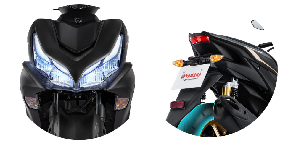 Thiết kế đèn pha và đuôi xe NVX 155 thế hệ mới