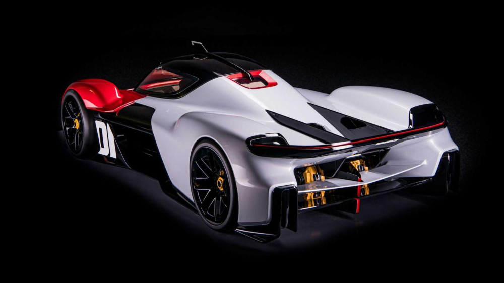 Phía sau của Porsche Vision 920 Phía sau của Porsche Vision 920