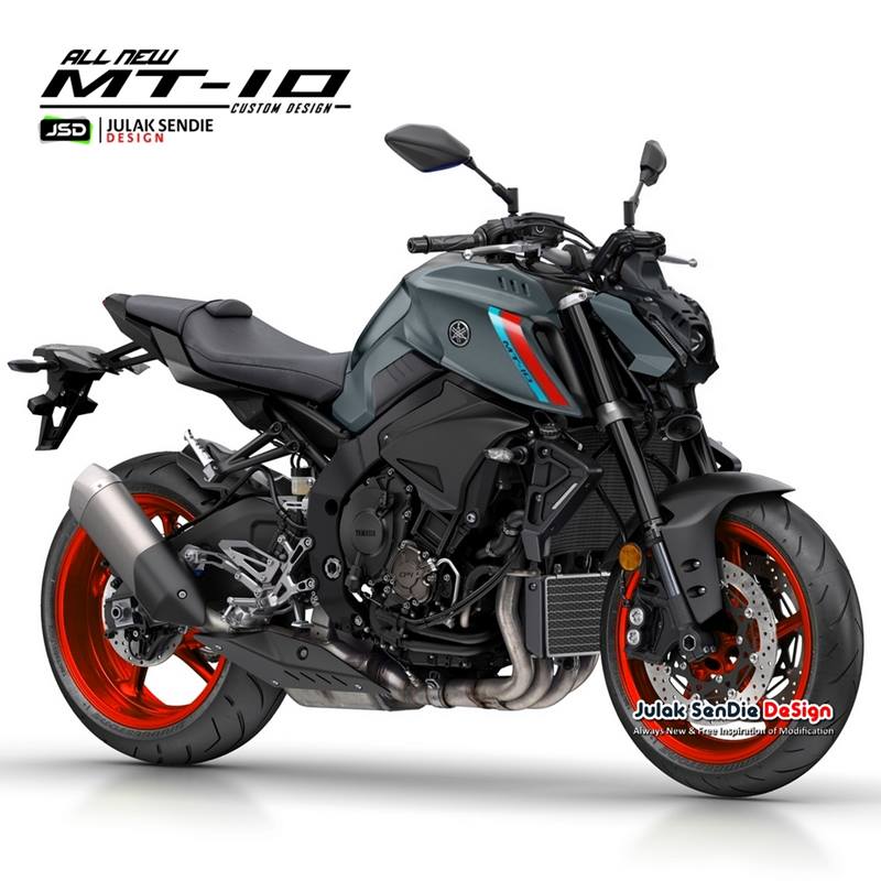 Hình ảnh cơ bắp và cơ bắp trên Yamaha MT-10 2021