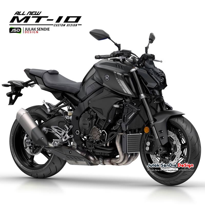 Thiết kế được dự đoán là Yamaha MT-10 2021