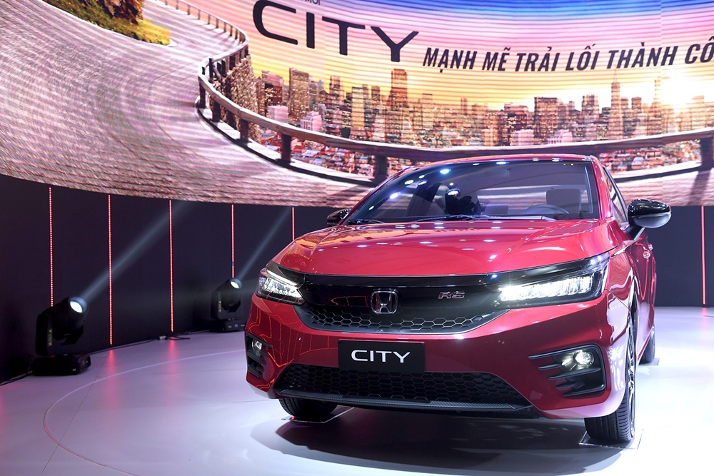 Thiết kế phần đầu của xe Honda City 2021