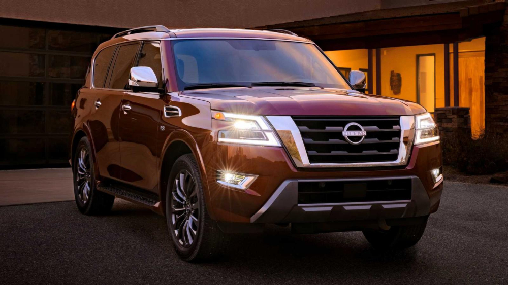 Nissan Armada 2021 có cụm đèn trước mới Nissan Armada 2021 có cụm đèn trước mới