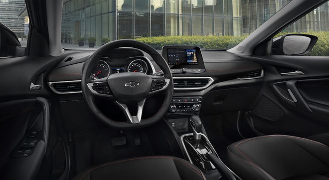 Nội thất của Chevrolet Tracker 2021 bản Redline Nội thất của Chevrolet Tracker 2021 bản Redline