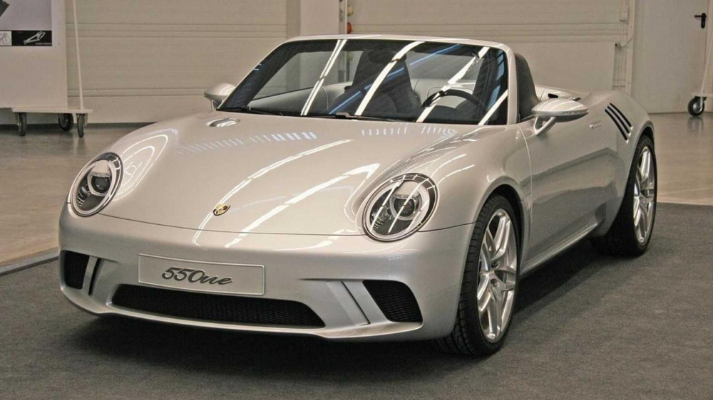 Phía trước của mẫu concept Porsche 550one Phía trước của mẫu concept Porsche 550one