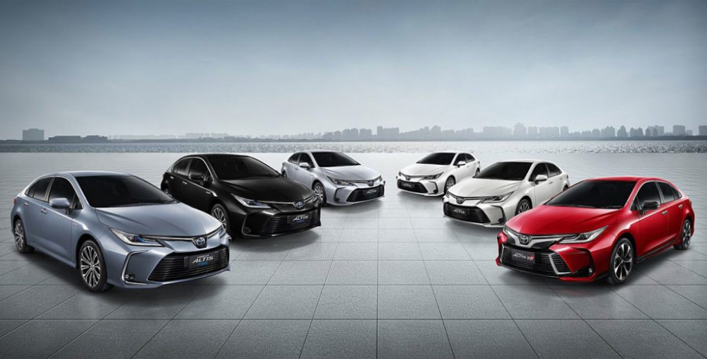 Các màu sơn ngoại thất của Toyota Corolla Altis 2021 tại Thái Lan Các màu sơn ngoại thất của Toyota Corolla Altis 2021 tại Thái Lan
