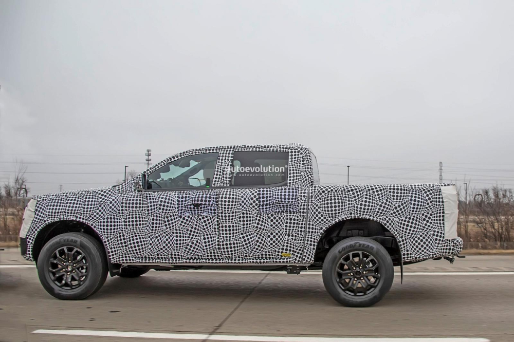 Ford Ranger 2023 xuất hiện trên đường phố với thiết kế theo phong cách ...