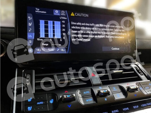 Màn hình thông tin giải trí cỡ lớn của Toyota Land Cruiser 2021 Màn hình thông tin giải trí cỡ lớn của Toyota Land Cruiser 2021