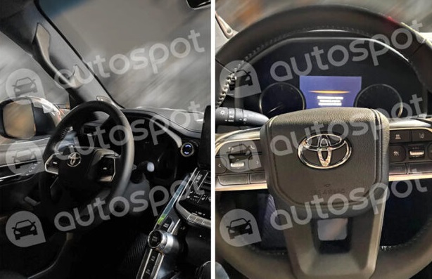 Vô lăng mới của Toyota Land Cruiser 2021 Vô lăng mới của Toyota Land Cruiser 2021