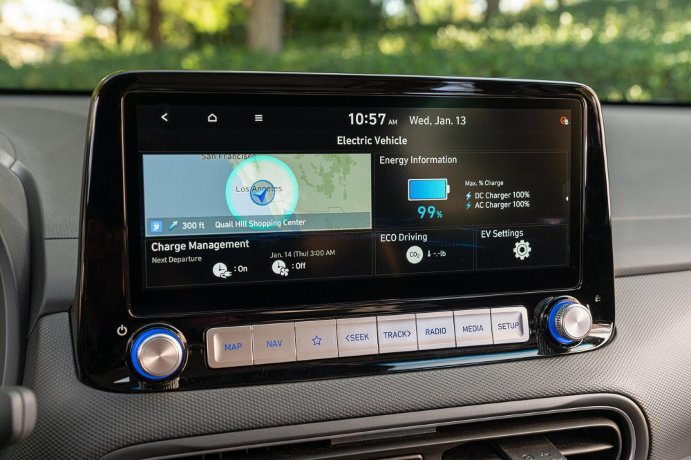 Hyundai Kona Electric 2022 có cả hệ thống sạc nhanh Hyundai Kona Electric 2022 có cả hệ thống sạc nhanh