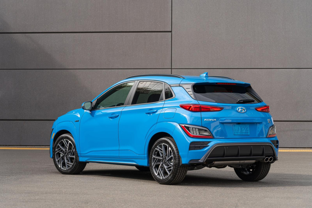 Thiết kế đằng sau của Hyundai Kona N Line 2022 Thiết kế đằng sau của Hyundai Kona N Line 2022
