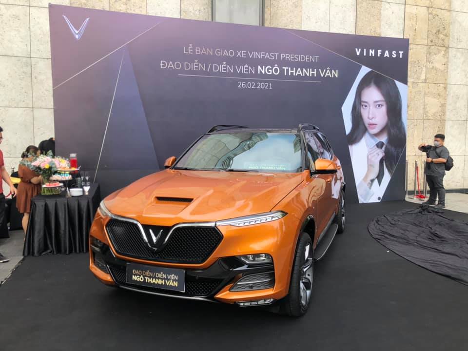 Lễ giao xe VinFast President cho nữ diễn viên Ngô Thanh Vân Lễ giao xe VinFast President cho nữ diễn viên Ngô Thanh Vân