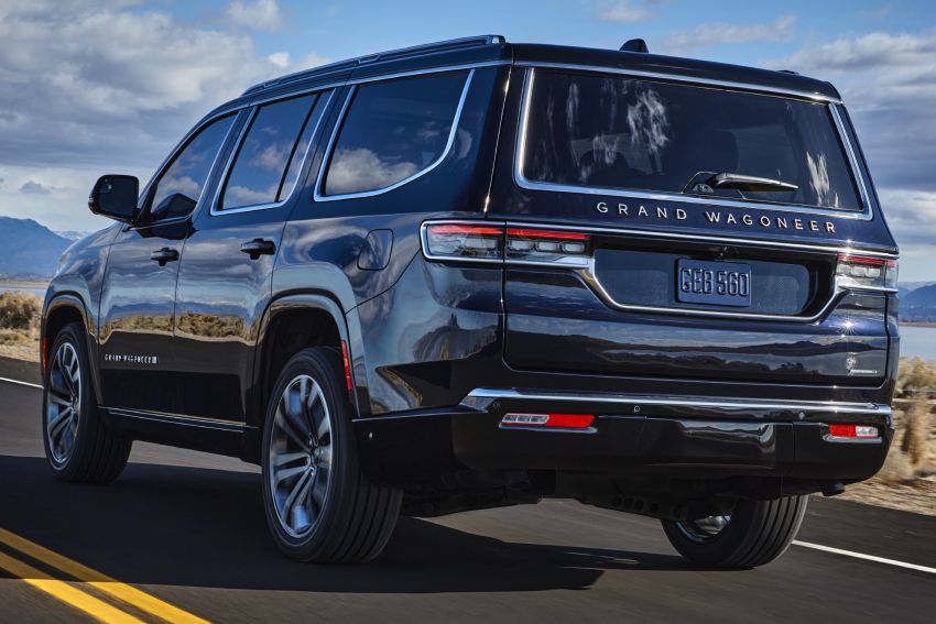 Thiết kế đuôi xe của Jeep Grand Wagoneer 2022 Thiết kế đuôi xe của Jeep Grand Wagoneer 2022