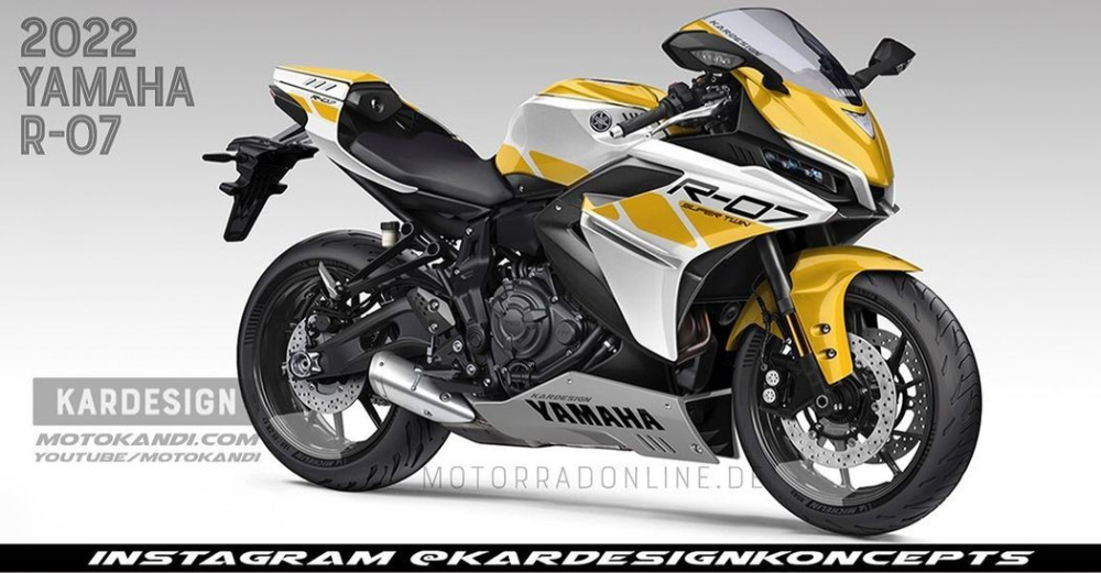 Yamaha R7 trong hình dung của nhà thiết kế KarDesign Yamaha R7 trong hình dung của nhà thiết kế KarDesign