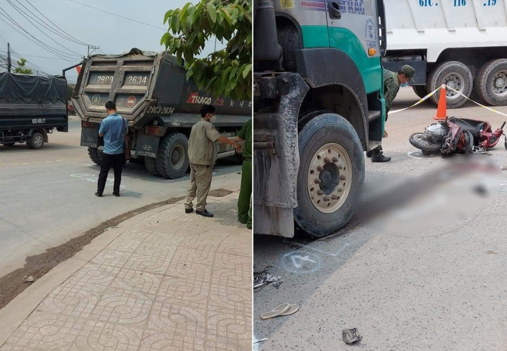 Hiện trường vụ tai nạn thương tâm Hiện trường vụ tai nạn thương tâm
