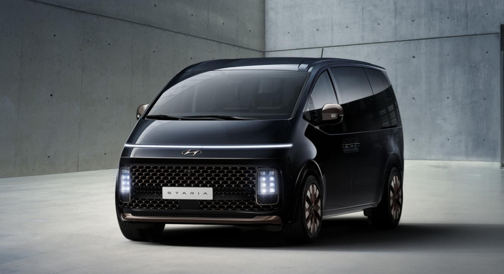 Thiết kế đầu xe của Hyundai Staria 2021 bản cao cấp Thiết kế đầu xe của Hyundai Staria 2021 bản cao cấp