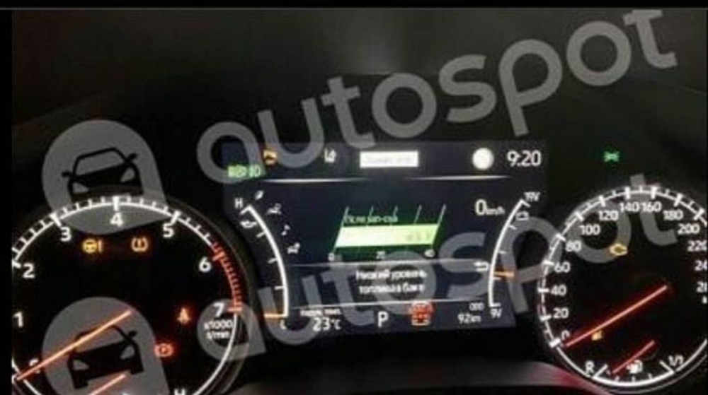 Bảng đồng hồ của Toyota Land Cruiser 2022 Bảng đồng hồ của Toyota Land Cruiser 2022