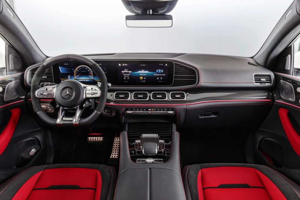 Tổng thể nội thất của Mercedes-AMG GLE 53 4Matic+ Coupe 2021. Tổng thể nội thất của Mercedes-AMG GLE 53 4Matic+ Coupe 2021.