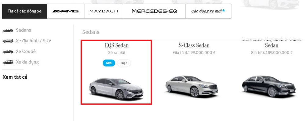 Mercedes-Benz EQS sẽ là mẫu xe sang chạy điện đầu tiên được hãng xe Đức đưa về Việt Nam. Mercedes-Benz EQS sẽ là mẫu xe sang chạy điện đầu tiên được hãng xe Đức đưa về Việt Nam.
