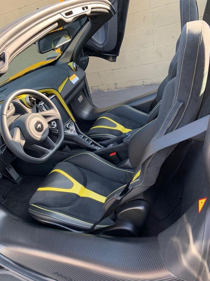 Nội thất xe McLaren 720S Spider ở Đà Nẵng Nội thất xe McLaren 720S Spider ở Đà Nẵng