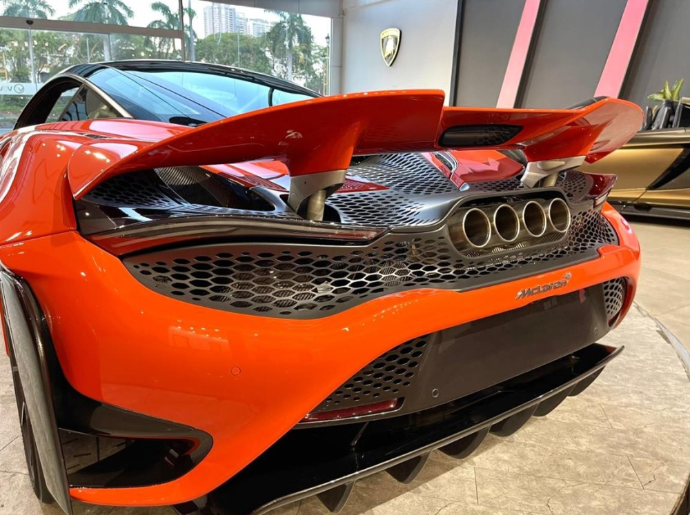 Thiết kế đuôi siêu xe McLaren 765LT Thiết kế đuôi siêu xe McLaren 765LT