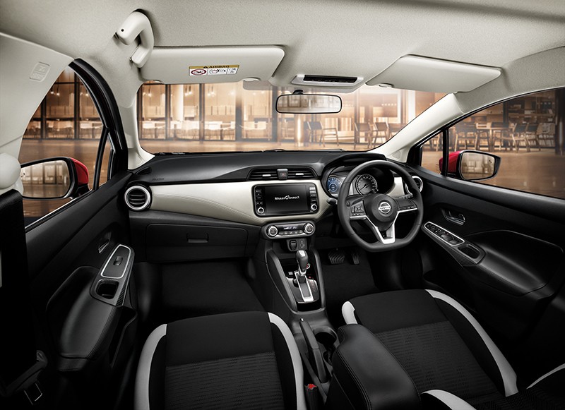 Nội thất của Nissan Almera 2021. Nội thất của Nissan Almera 2021.