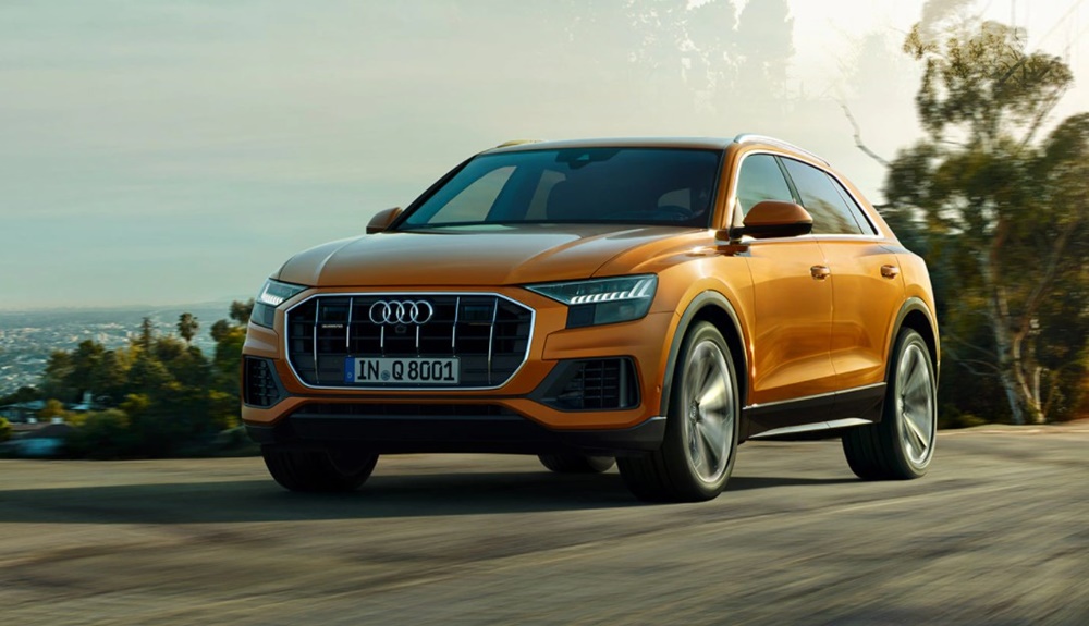 Audi Q8 sở hữu thiết kế đẹp mắt mang đậm nét thể thao, mạnh mẽ. Audi Q8 sở hữu thiết kế đẹp mắt mang đậm nét thể thao, mạnh mẽ.