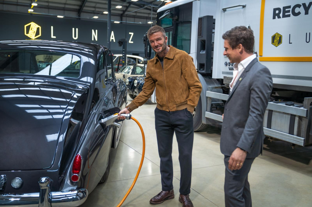 David Beckham đầu tư cho Lunaz David Beckham đầu tư cho Lunaz