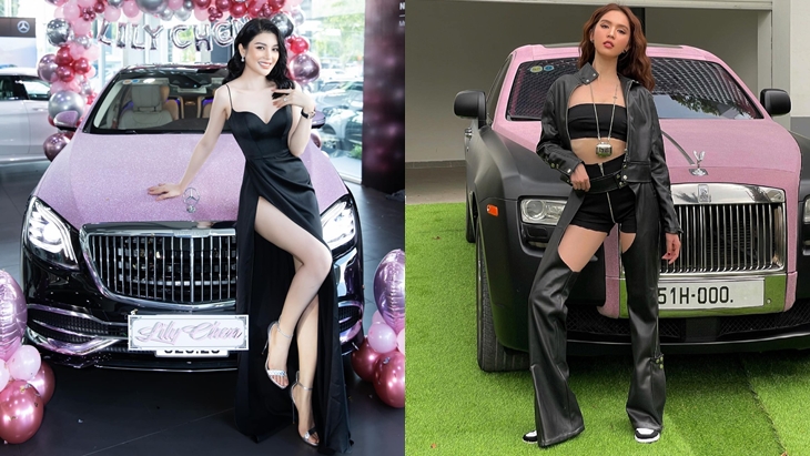 Pha đụng hàng khiến Lily Chen khó chịu và nhanh chóng trang điểm cho chiếc xe siêu sang mua mới của mình từ chính hãng