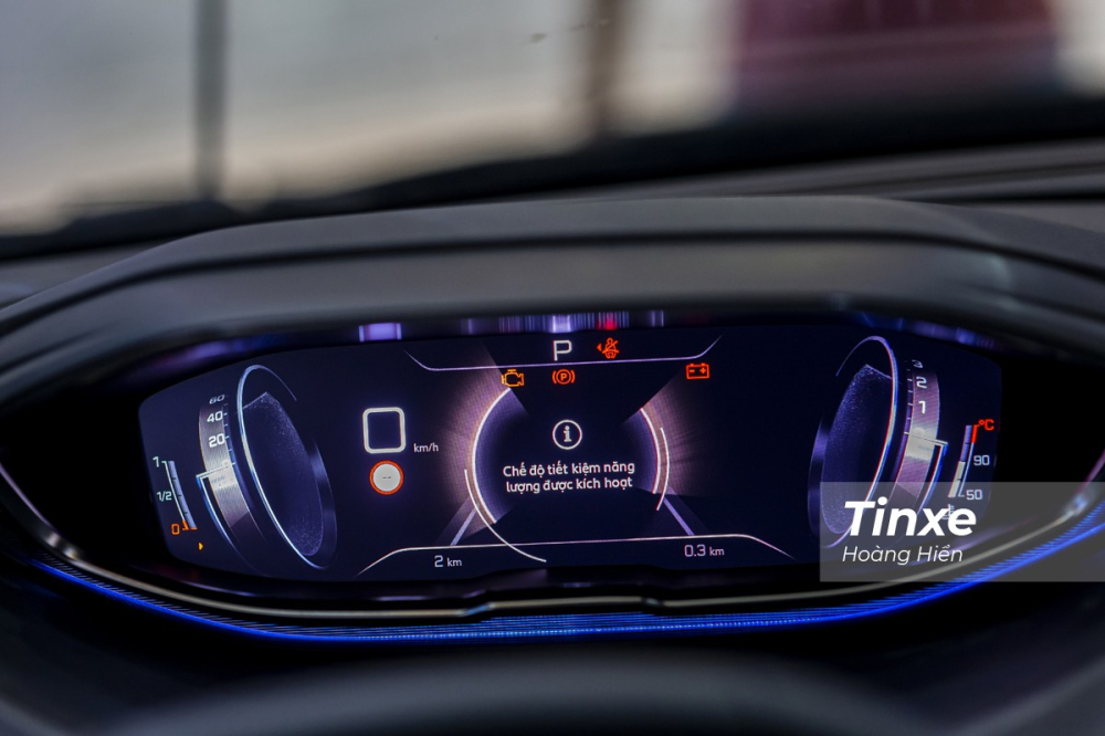 Bảng đồng hồ kỹ thuật số 12,3 inch trên Peugeot 3008 2021. Bảng đồng hồ kỹ thuật số 12,3 inch trên Peugeot 3008 2021.