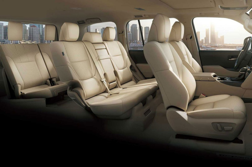Nội thất của Toyota Land Cruiser 2022 Nội thất của Toyota Land Cruiser 2022