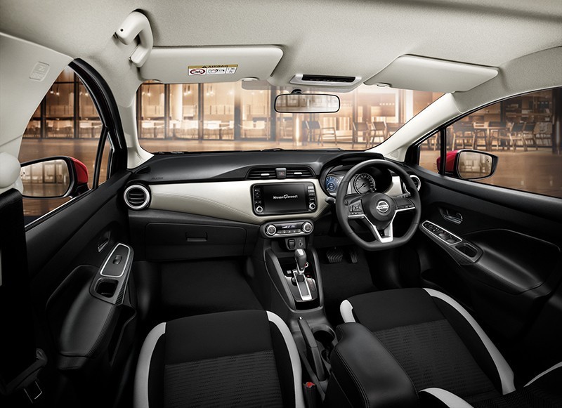 Nội thất của Nissan Almera 2021. Nội thất của Nissan Almera 2021.