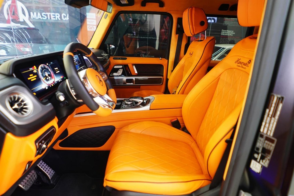 Một chiếc xe Mercedes-AMG G63 Edition One độ nội thất Hermes Một chiếc xe Mercedes-AMG G63 Edition One độ nội thất Hermes