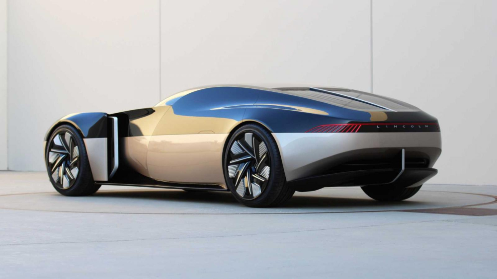 Phía sau của mẫu concept Lincoln Anniversary Phía sau của mẫu concept Lincoln Anniversary